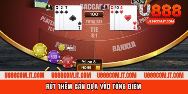 Luật rút bài trong Baccarat